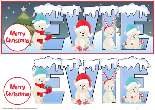 POLAR BEAR NAMES - EVIE