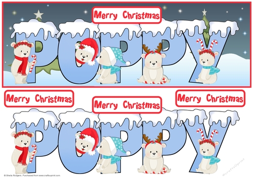 POLAR BEAR NAMES - POPPY