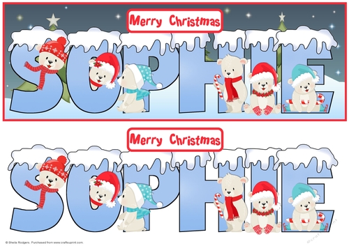 POLAR BEAR NAMES - SOPHIE