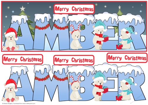 POLAR BEAR NAMES - AMBER