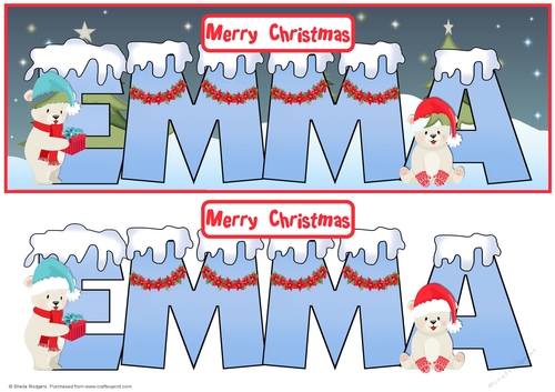 POLAR BEAR NAMES - EMMA