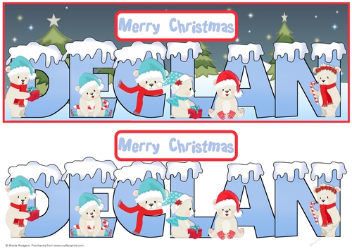 POLAR BEAR NAMES - DECLAN