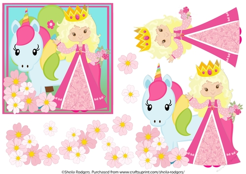 PRINCESS AND UNICORN 1
