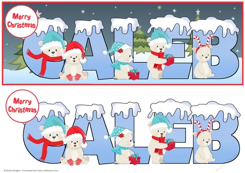 POLAR BEAR NAMES - CALEB