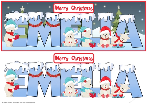 POLAR BEAR NAMES - EMELIA