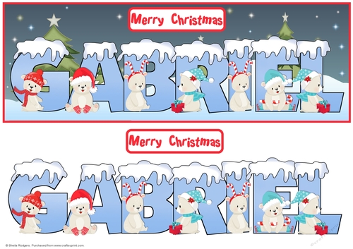 POLAR BEAR NAMES - GABRIEL