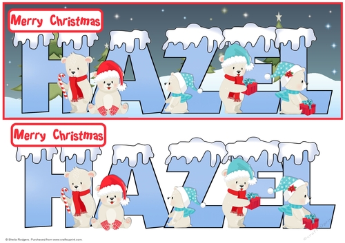 POLAR BEAR NAMES - HAZEL