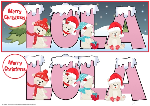 POLAR BEAR NAMES - LOLA