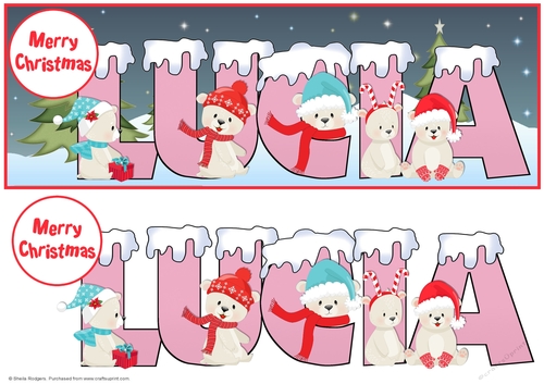 POLAR BEAR NAMES - LUCIA