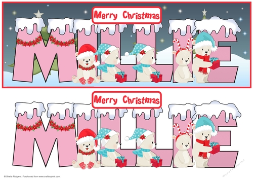 POLAR BEAR NAMES - MILLIE