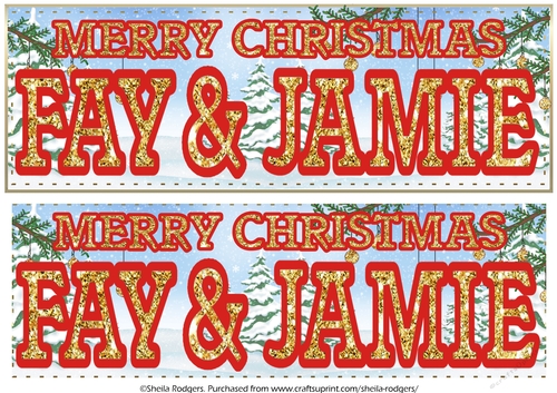 CHRISTMAS GLITTER - FAY AND JAMIE