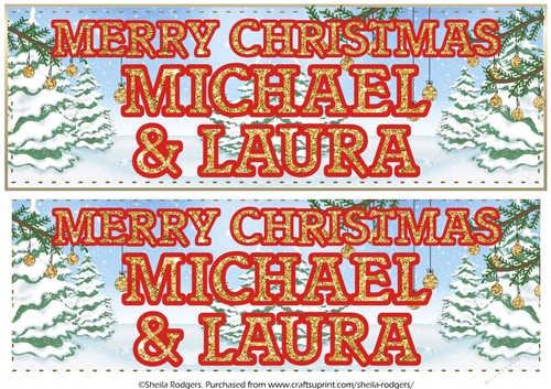 CHRISTMAS GLITTER - MICHAEL AND LAURA