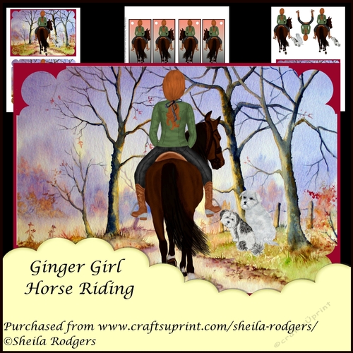 Ginger Girl Horse Riding