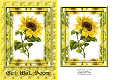 Sunflower Get Well Soon