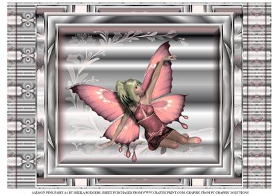 Salmon Pink Fairy A4