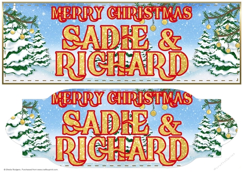 CHRISTMAS GLITTER - SADIE AND RICHARD