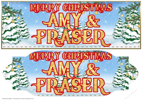 CHRISTMAS GLITTER - AMY AND FRASER