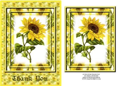 Sunflower Thank You