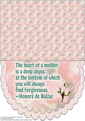 Scalloped the Heart of a Mother