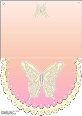 Scalloped Yellow Butterfly