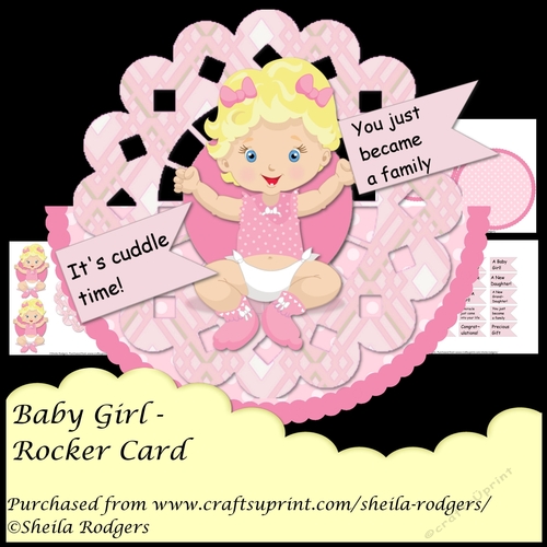 ROCKER CARD - BABY GIRL