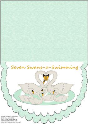 Seven Swans-a-swimming