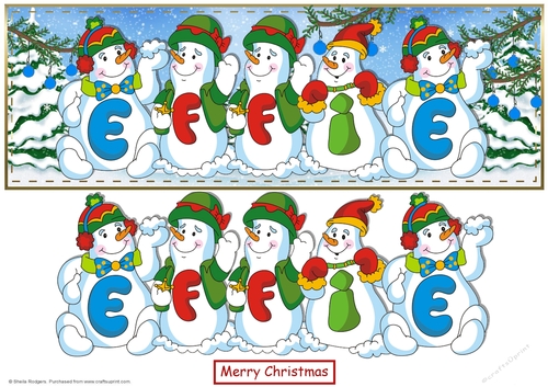 SNOWMEN NAMES LARGE DL - EFFIE