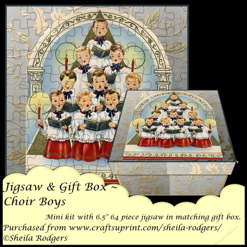 JIGSAW AND GIFT BOX - CHOIR BOYS
