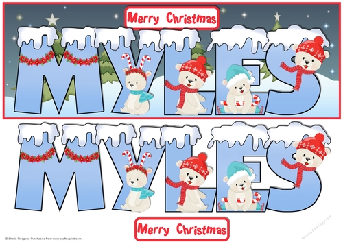 POLAR BEAR NAMES - MYLES