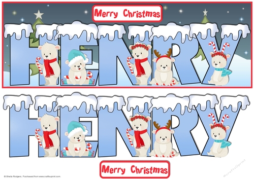POLAR BEAR NAMES - HENRY