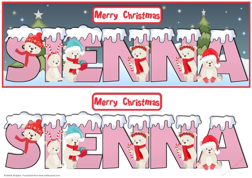 POLAR BEAR NAMES - SIENNA