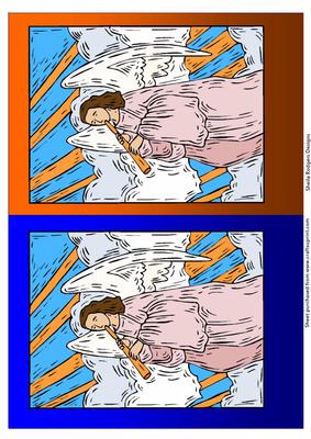 Angel Playing Wind Instrument Toppers