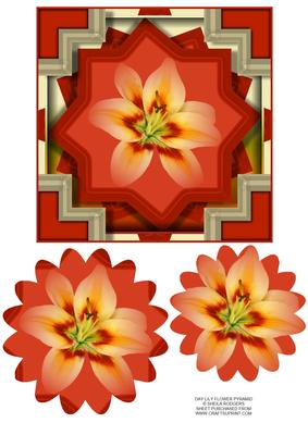 Day Lily - Flower Pyramid