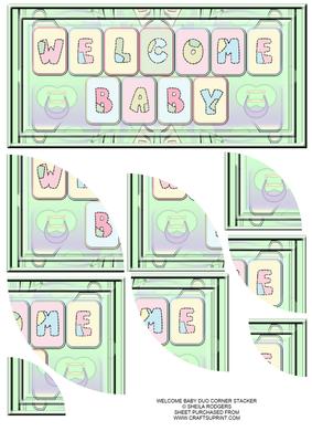 Welcome Baby Duo Corner Stacker