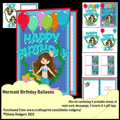 MERMAID BIRTHDAY BALLOONS