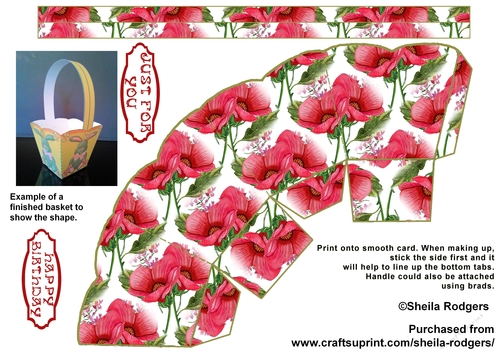 GIFT BASKET - HIBISCUS FLOWERS