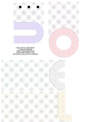 Noel Pastel Word Book