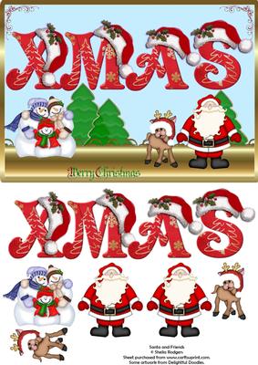 Santa and Friends