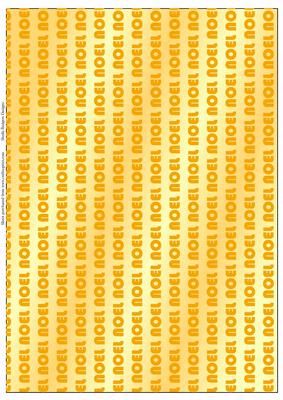 Noel Orange on Gold
