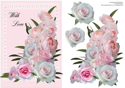 Arrangement of Pink Roses