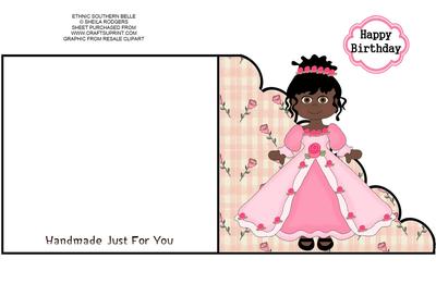 Ethnic Southern Belle Cut and Fold