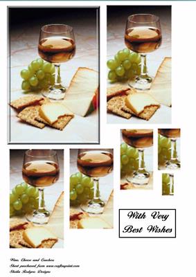Wine, Cheese and Crackers