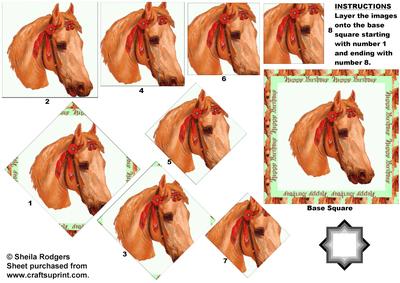 Gymkhana Pony Birthday Star Pyramid