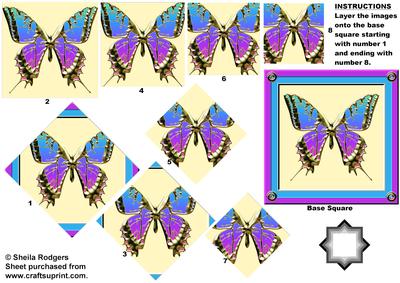 Golden Butterfly 2 Star Pyramid