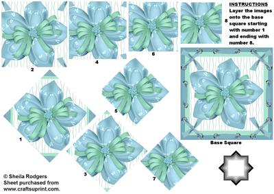 It's a Boy Flower Star Pyramid
