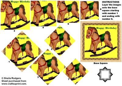 Rocking Horse Star Pyramid