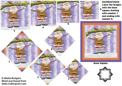 Believe in Santa Star Pyramid