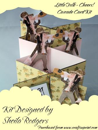 Little Folk- Cheers! Cascade Card Kit