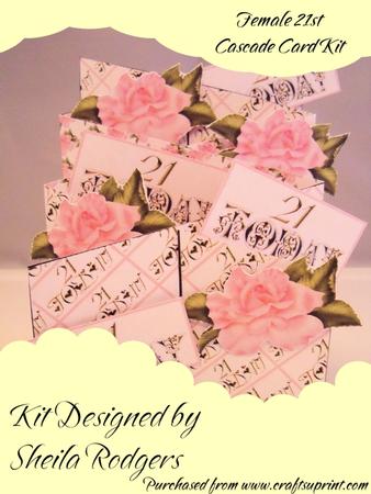 Female 21st Cascade Card Kit