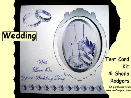 Wedding Tent Card Kit